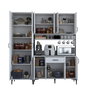 Hanah Home Armario Multiusos Blanco JE133 - 3054